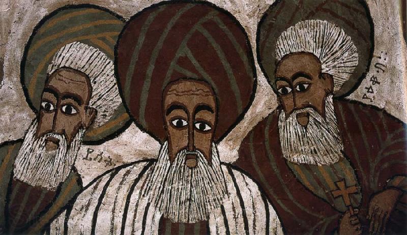 unknow artist The three patriarchs: Abraham, Isaak and Jakob